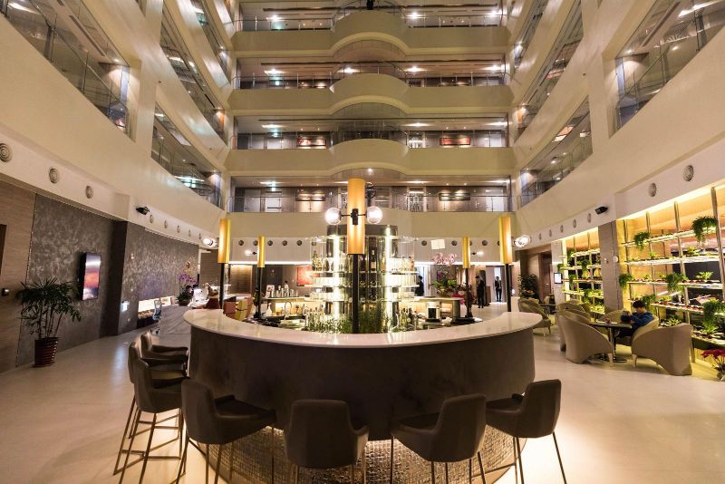 安捷國際旅館飲浪吧角度大廳 圖片來源:安捷國際旅館 安捷國際旅館飲浪吧角度大廳 圖片來源:安捷國際旅館