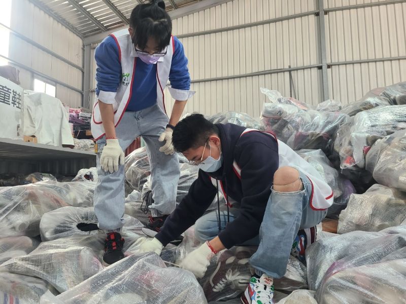 就算再累，志工心靈收穫滿滿。  圖片來源：新竹家扶中心