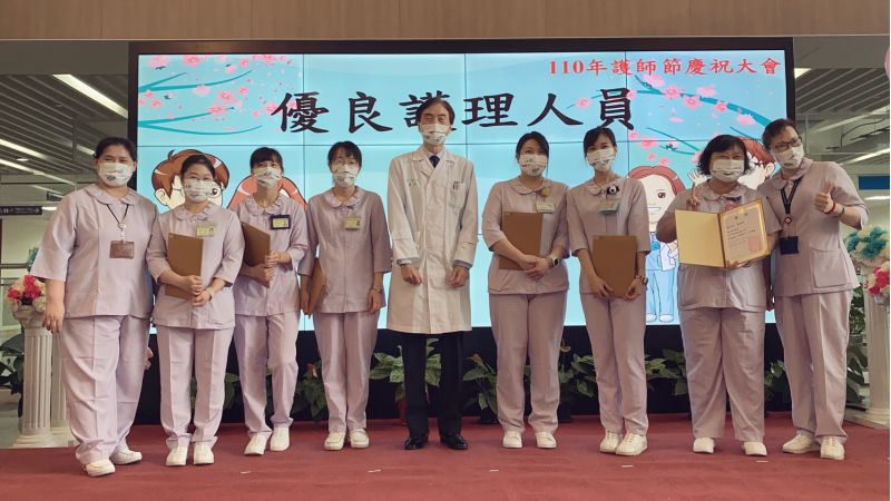 受獎護理師合影 圖片來源:新竹台大分院 受獎護理師合影 圖片來源:新竹台大分院