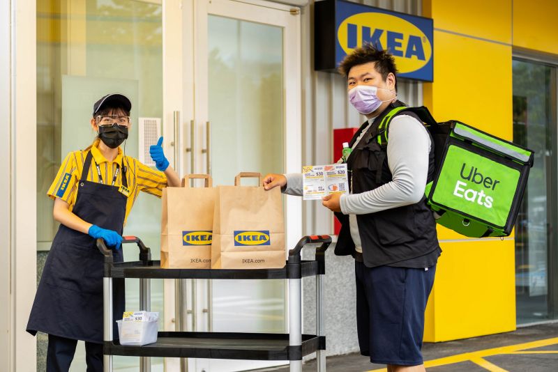 支援前線外送防疫英雄Uber Eats 攜手李長榮化工與16家商家合作夥伴推