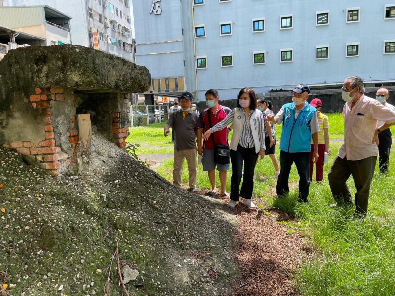 陳若翠議員邀局處會勘  圖片來源：記者