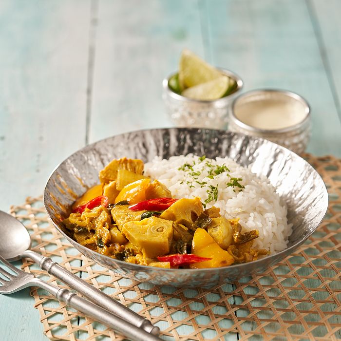 泰式波蘿蜜咖哩佐香米  圖片來源：Pistis世界廚房