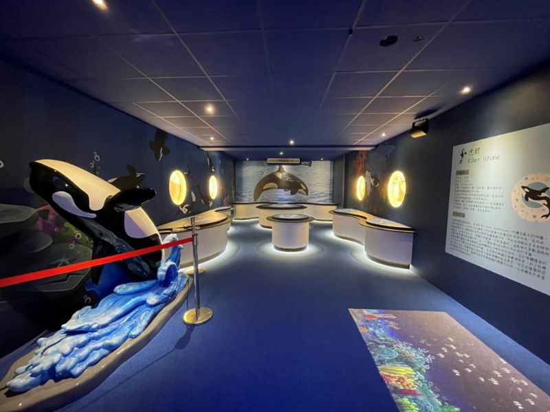 鼓山驛站互動體驗館。  圖片來源：海洋委員會