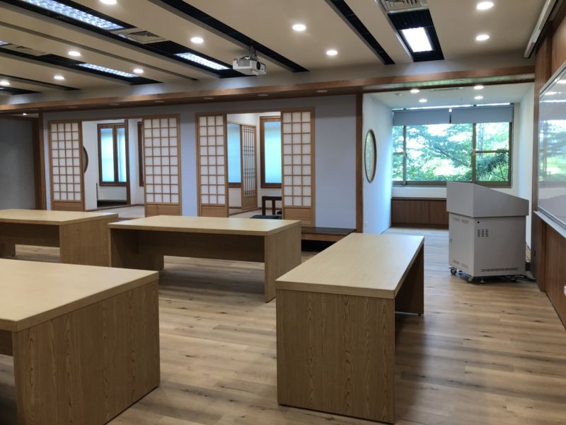 應用日語學系的多功能和風情境教室  圖片來源：玄奘大學