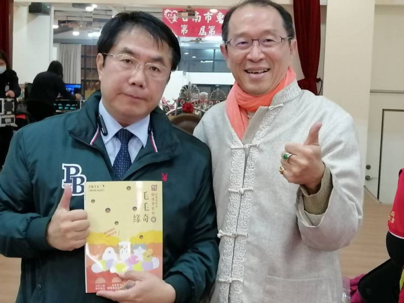 命理大師潘智航（右）講座  圖片來源：記者