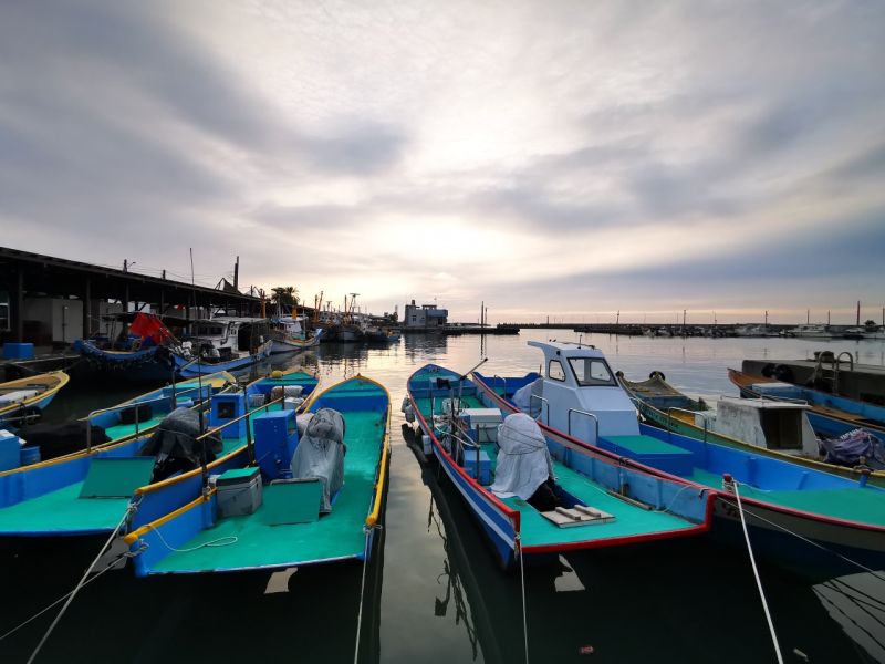 彌陀漁港一隅。  圖片來源：高市府海洋局