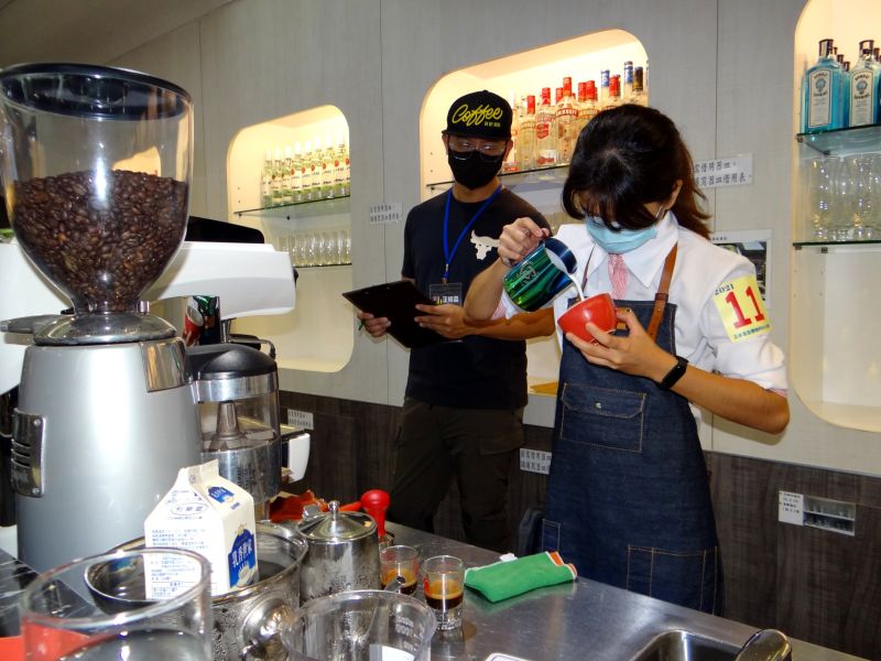 正修盃咖啡競賽 圖片來源:記者 正修盃咖啡競賽 圖片來源:記者