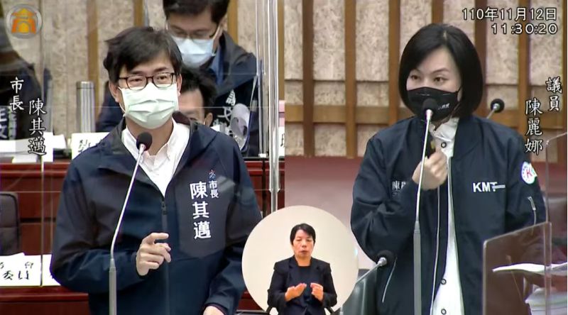 陳麗娜議員市議會質詢