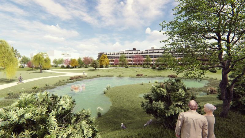 仁武草潭埤滯洪池動工