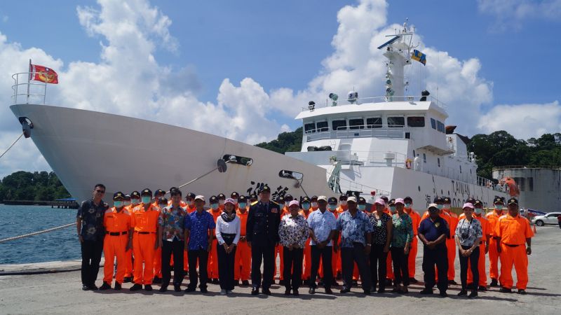 海巡署艦隊分署「巡護八號」完成50日萬浬公海巡弋,3日凱旋返國。 圖片來源:海巡署提供 海巡署艦隊分署「巡護八號」完成50日萬浬公海巡弋,3日凱旋返國。 圖片來源:海巡署提供