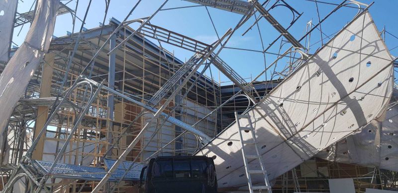 三民區同盟三路與建國路口空地建案  圖片來源：記者