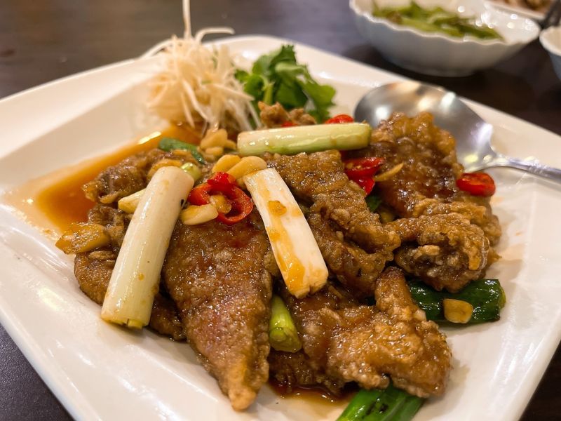 丸滿台灣味手路菜「南煎豬肝」