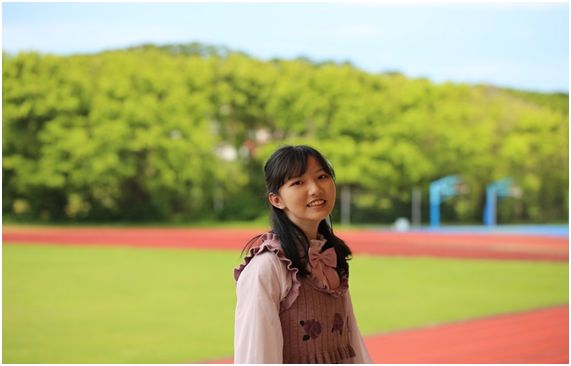 中華大學財管系大一生許庭瑜,因口音常被誤認是陸生。 圖片來源:中華大學 中華大學財管系大一生許庭瑜,因口音常被誤認是陸生。 圖片來源:中華大學