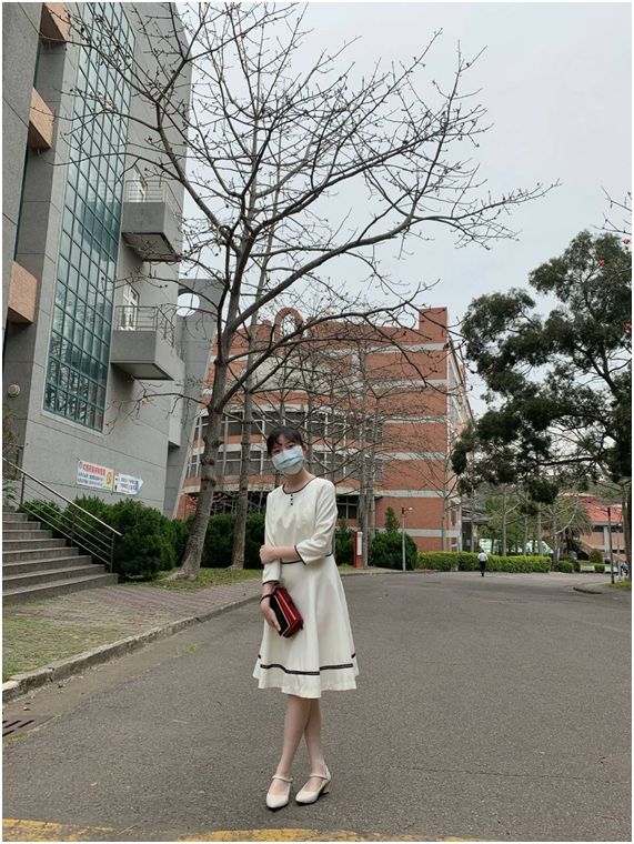 許庭瑜在中華大學模擬面試、準備學測個人申請,最後也如願考上中華大學。 圖片來源:許庭瑜 許庭瑜在中華大學模擬面試、準備學測個人申請,最後也如願考上中華大學。 圖片來源:許庭瑜