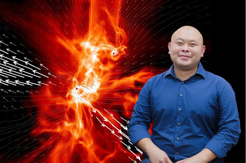 清華大學天文所助理教授何英宏發現聯星系統更有可能孕育外星生命 圖片來源:清華大學 清華大學天文所助理教授何英宏發現聯星系統更有可能孕育外星生命 圖片來源:清華大學