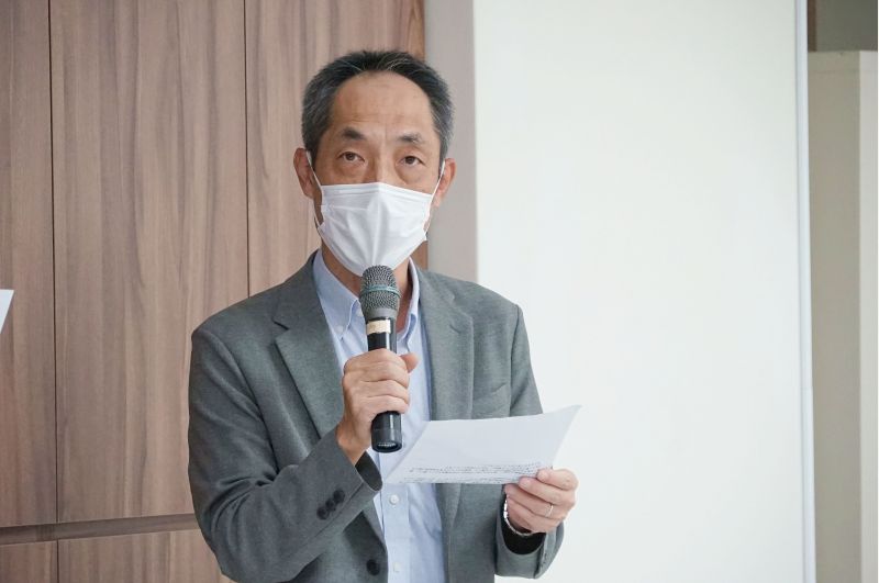台灣日本人會高雄支部長矢田貝隆浩致詞時表示,缺工是目前企業經營上遇到的首要課題,盼以本次說明會為契機,強化日商與市府交流機會,進一步活絡高雄甚至整個台灣的經濟。 圖片來源:高市府經發局 台灣日本人會高雄支部長矢田貝隆浩致詞時表示,缺工是目前企業經營上遇到的首要課題,盼以本次說明會為契機,強化日商與市府交流機會,進一步活絡高雄甚至整個台灣的經濟。 圖片來源:高市府經發局