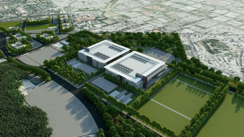 楠梓產業園區建廠模擬示意圖。 圖片來源:高市府經發局 楠梓產業園區建廠模擬示意圖。 圖片來源:高市府經發局
