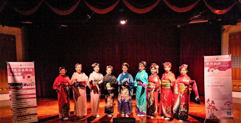 賀也日本舞踊藝術團 圖片來源:玄奘大學 賀也日本舞踊藝術團 圖片來源:玄奘大學
