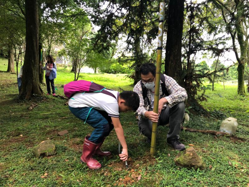 自製最獨特的「艾家竹筒」  圖片來源：東眼山自然教育中心