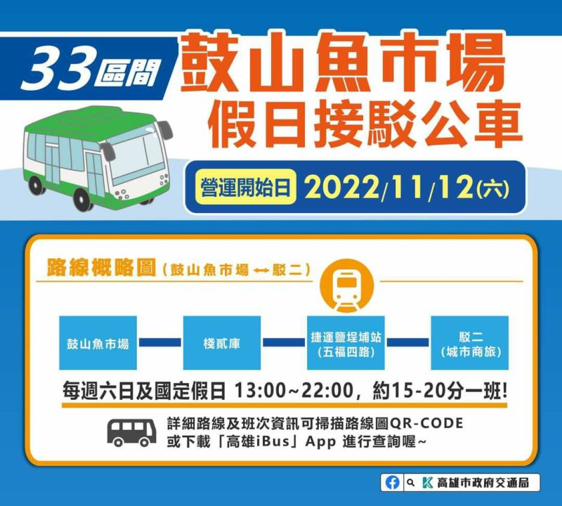 區間假日接駁公車營運時間。 區間假日接駁公車營運時間。