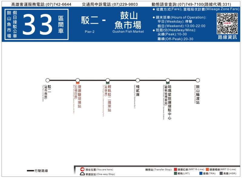 區間假日接駁公車營運路線。 區間假日接駁公車營運路線。