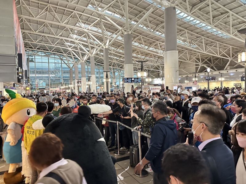 高雄熊、高通通逗熱鬧人氣爆棚。