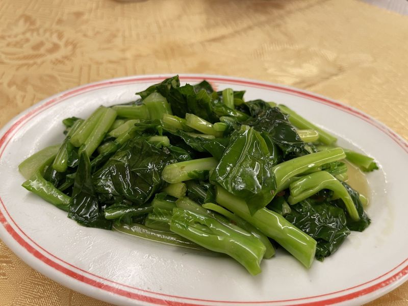炒芥蘭菜 圖片來源:李大人吃遊記 炒芥蘭菜 圖片來源:李大人吃遊記