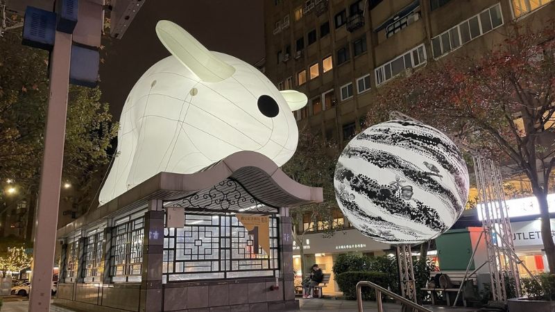 光兔現蹤  圖片來源：李大人吃遊記