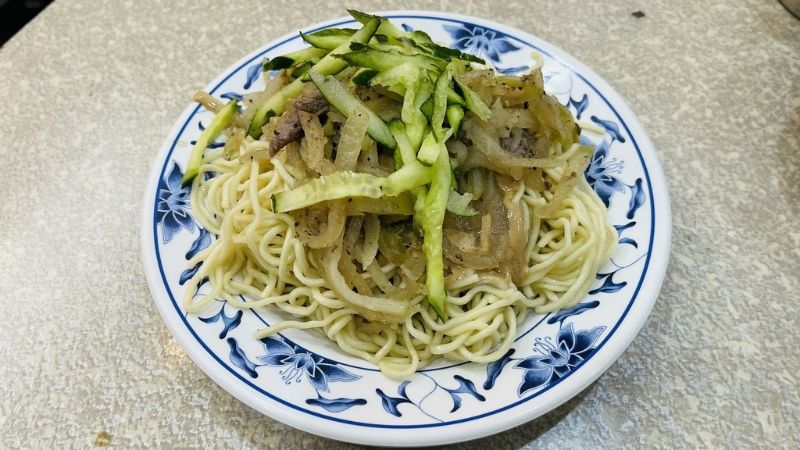 榨菜肉絲涼麵  圖片來源：李大人吃遊記