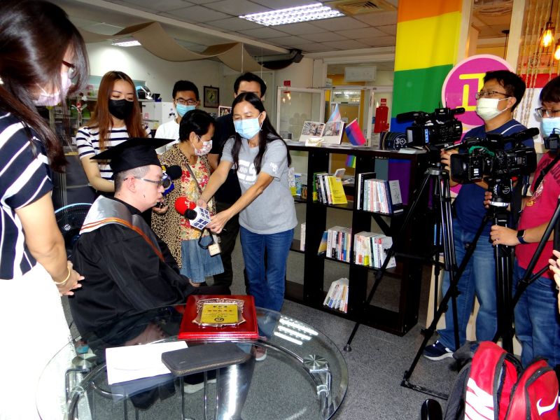 正修8生命鬥士不向命運低頭 圖片來源:記者 正修8生命鬥士不向命運低頭 圖片來源:記者