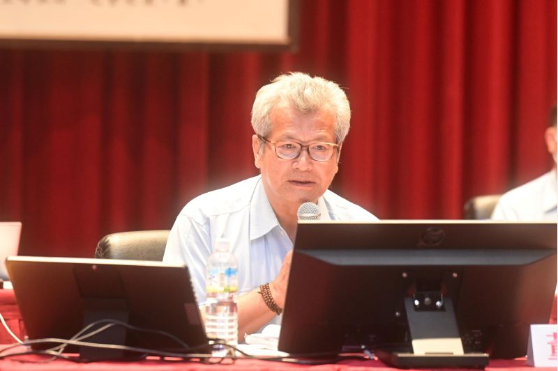 中鋼公司董事長翁朝棟 圖片來源:記者 中鋼公司董事長翁朝棟 圖片來源:記者