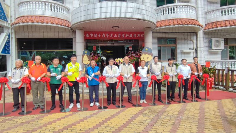 台南市關仔嶺警光山莊啟用落成典禮 市長黃偉哲暨來賓剪綵
