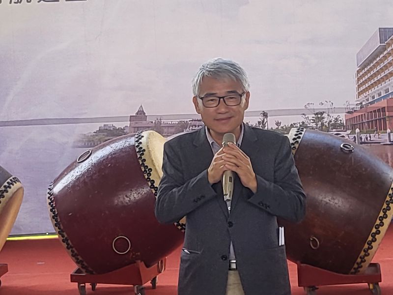 福爾摩沙遊艇酒店董事長謝文祥致詞 圖片來源:記者林清雲 福爾摩沙遊艇酒店董事長謝文祥致詞 圖片來源:記者林清雲