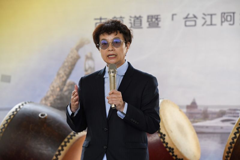 台南市副市長趙卿惠致詞 圖片來源:記者林清雲 台南市副市長趙卿惠致詞 圖片來源:記者林清雲