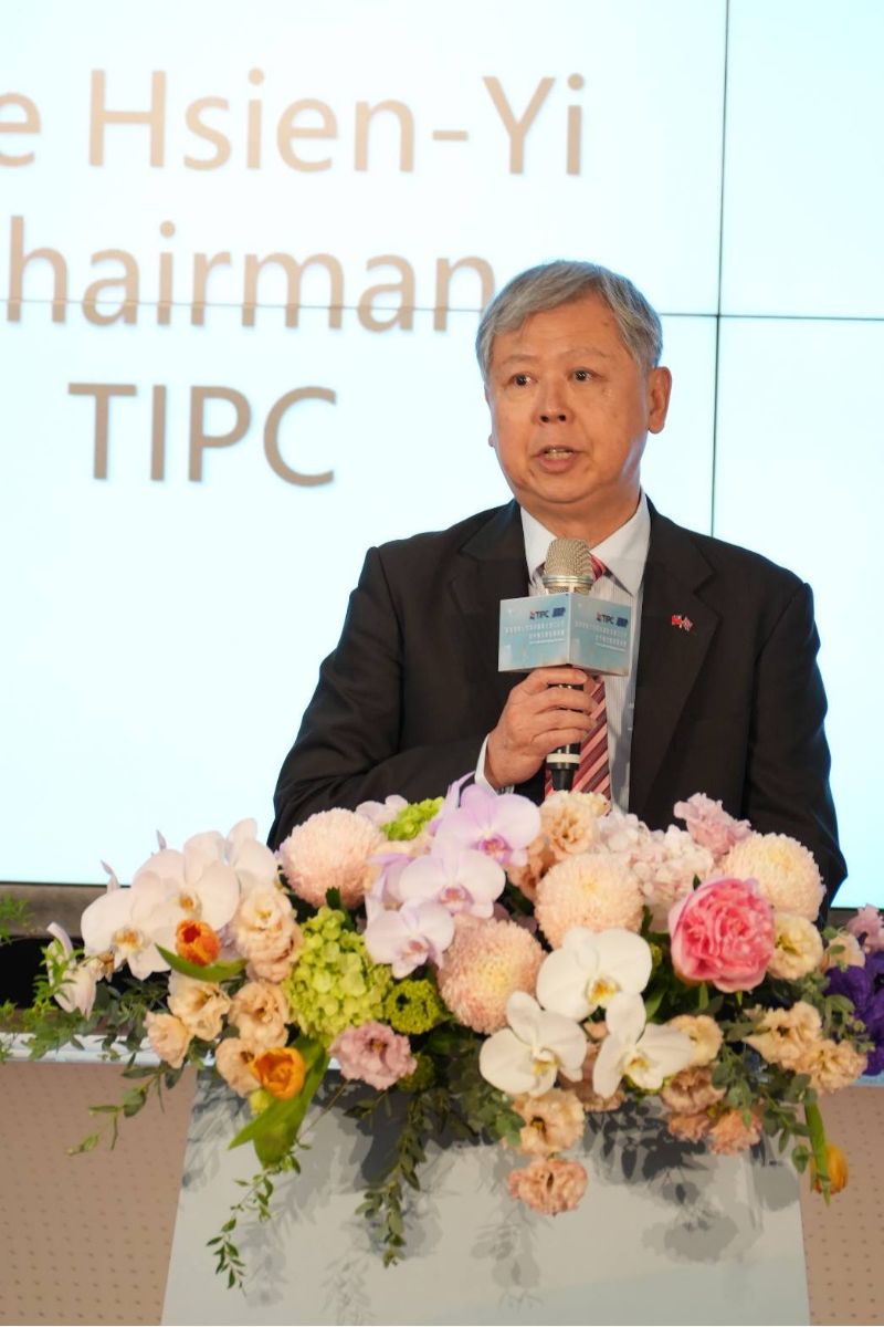臺灣港務公司李董事長賢義致詞。 臺灣港務公司李董事長賢義致詞。