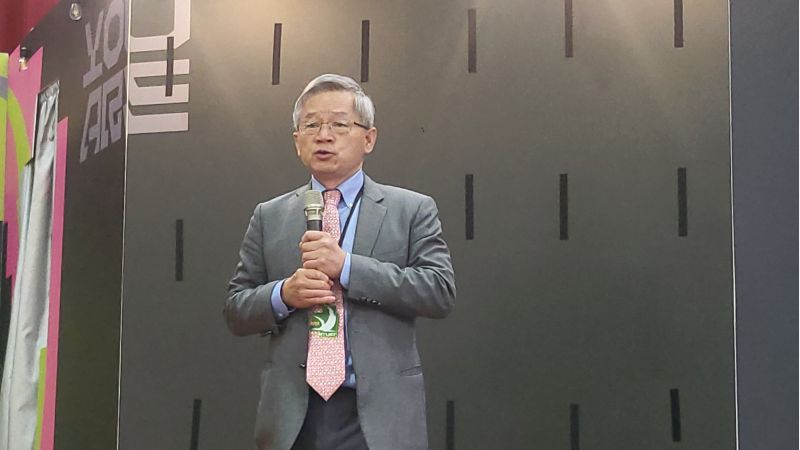 南台科技大學校長吳誠文致詞 圖片來源:記者林清雲 南台科技大學校長吳誠文致詞 圖片來源:記者林清雲
