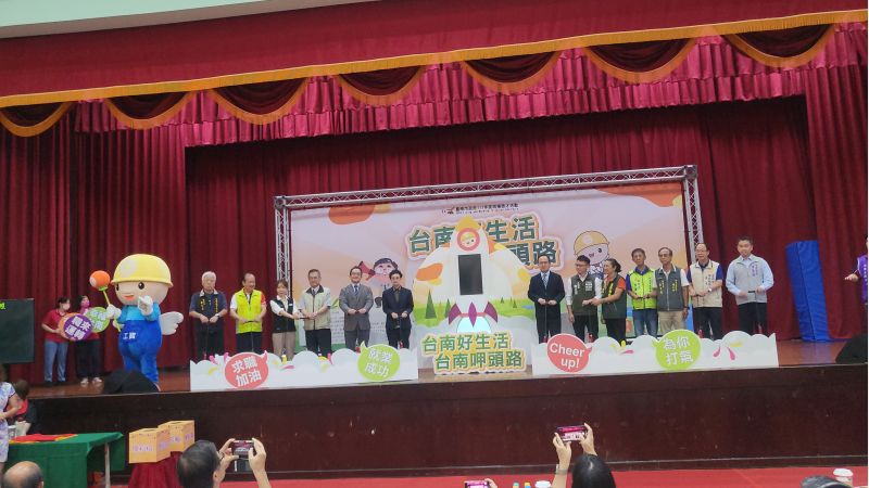 台南市副市長趙卿惠 南台科技大學代理校長周德光  圖片來源：記者林清雲