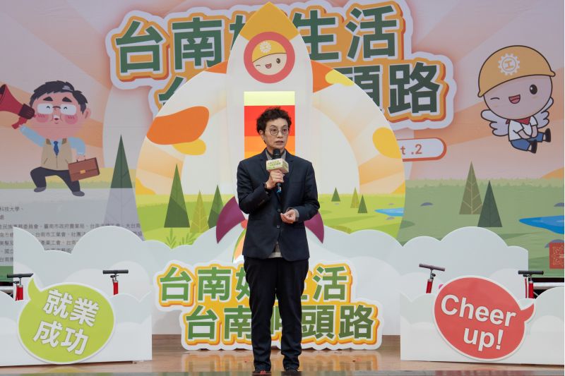 台南市副市長趙卿惠致詞  圖片來源：記者林清雲