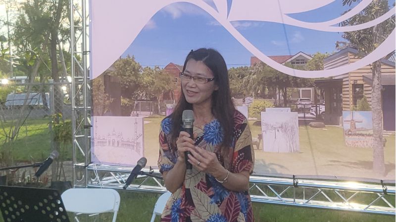 農業部農村發展及水土保持署台南分署副分署長祝瑞敏致詞  圖片來源：記者林清雲