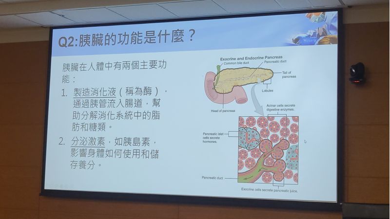 成大醫院一般外科呂維勛醫師分享 解密胰臟囊腫:如何診斷和治療? 圖片來源:記者林清雲 成大醫院一般外科呂維勛醫師分享 解密胰臟囊腫:如何診斷和治療? 圖片來源:記者林清雲