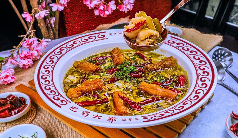 垂涎三尺的巴蜀大爺酸菜魚 圖片來源:米塔集團 垂涎三尺的巴蜀大爺酸菜魚 圖片來源:米塔集團