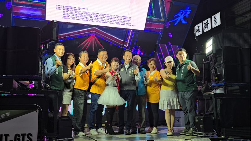 2024國華松王宴登場 邀民眾共饗巷仔內美食 星月之星分享幸福  圖片來源：記者   林清雲  攝