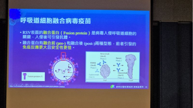 郭綜合醫院藥劑科 郭婉渝藥師分享更完善呼吸道保護--- 呼吸道細胞融合病毒新解方 圖片來源:記者 林清雲 攝 郭綜合醫院藥劑科 郭婉渝藥師分享更完善呼吸道保護--- 呼吸道細胞融合病毒新解方 圖片來源:記者 林清雲 攝