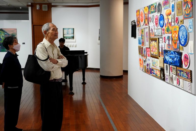 正修「ATELIER 66」四人聯展藝術家集體夢想實現故事 圖片來源:記者 正修「ATELIER 66」四人聯展藝術家集體夢想實現故事 圖片來源:記者