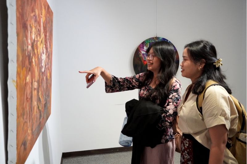 正修「ATELIER 66」四人聯展藝術家集體夢想實現故事 圖片來源:記者 正修「ATELIER 66」四人聯展藝術家集體夢想實現故事 圖片來源:記者