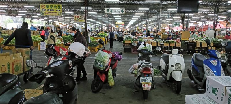 高雄果菜市場  圖片來源：記者