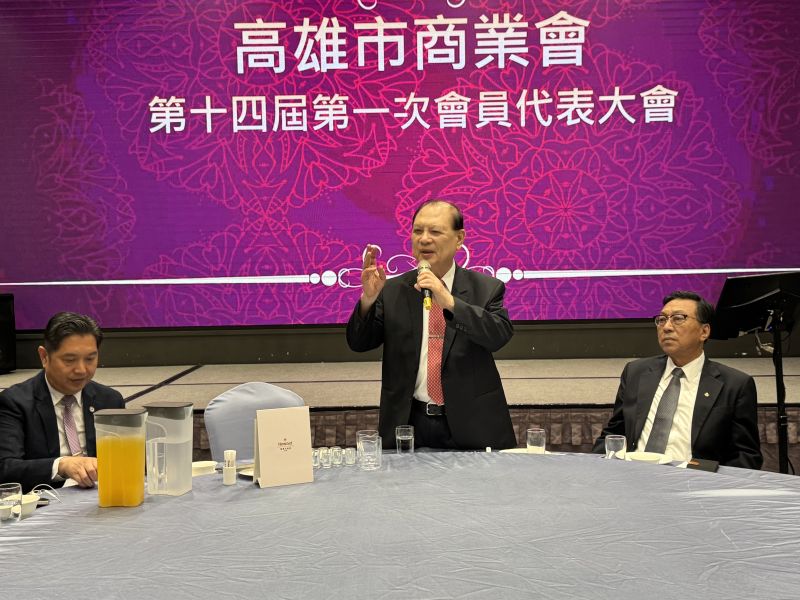 劉理事長致詞。