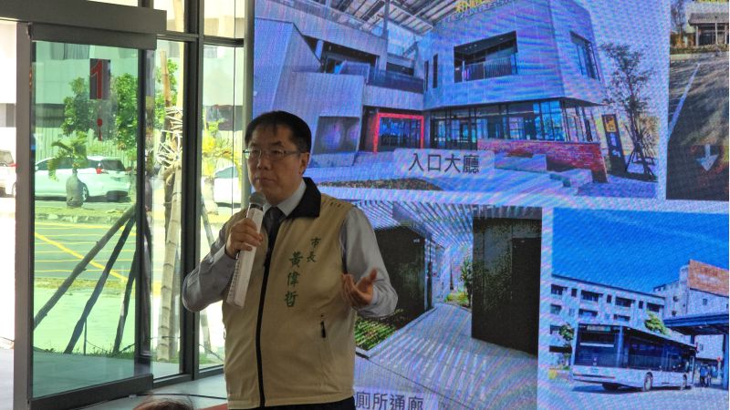 台南市長黃偉哲致詞  圖片來源：記者  林 清 雲  攝