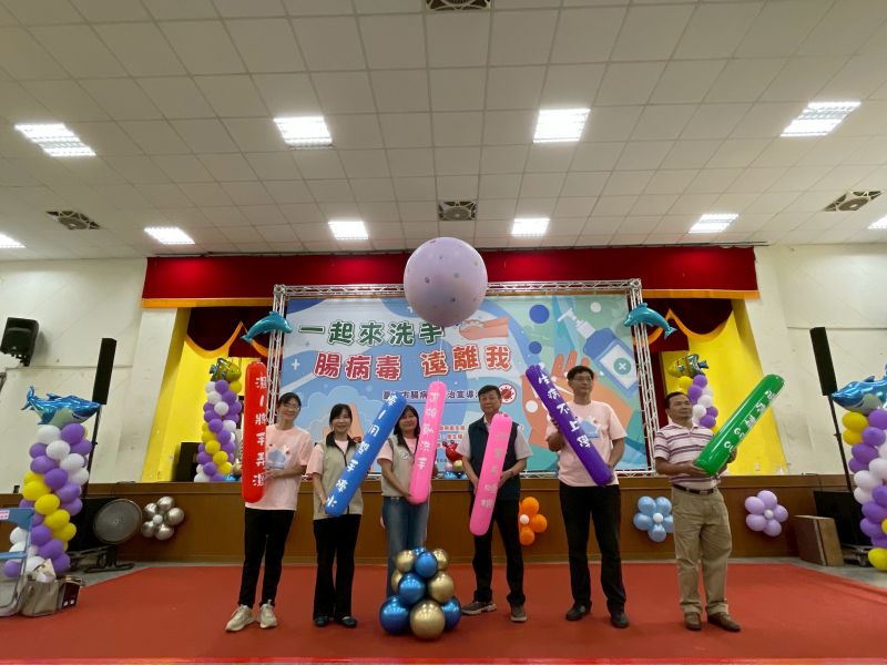 進行腸病毒防治宣導，攜手宣誓守護學生健康