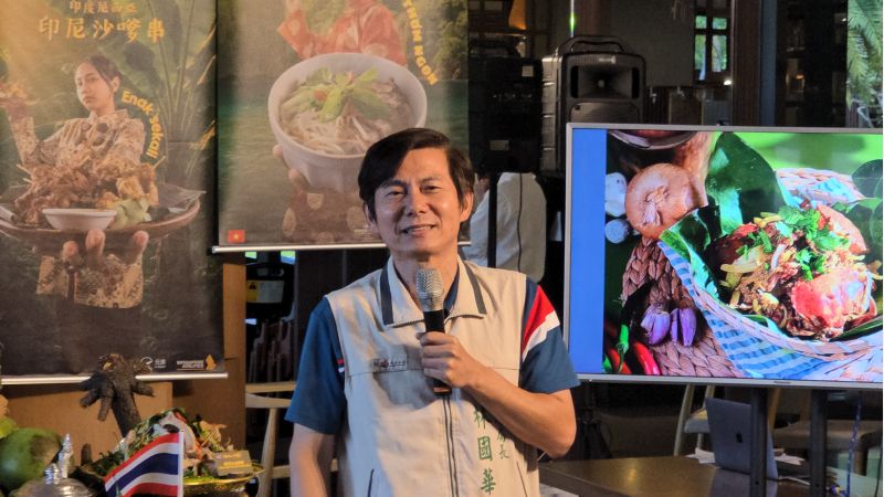 台南市觀旅局長林國華蒞臨現場致詞 圖片來源:記者 林 清 雲 攝 台南市觀旅局長林國華蒞臨現場致詞 圖片來源:記者 林 清 雲 攝